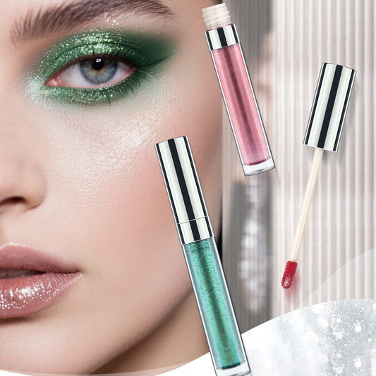 5-Color Liquid Eyeshadow Waterproof Under-Eye Brighten Highlighter Long-Lasting