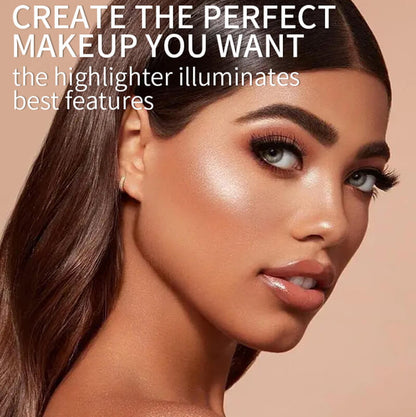 6 color liquid highlighter makeup highlight pearlescent glitter