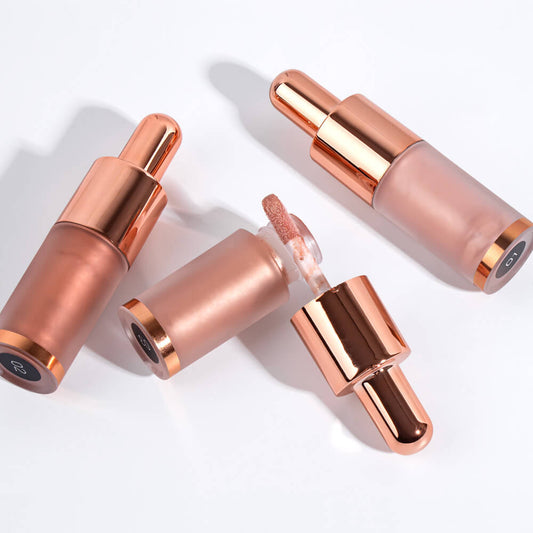 6-Color Liquid Highlighter Ulta-Shimmer Pearlescent Face Body Clavicle Brightener