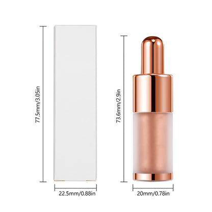 6-Color Liquid Highlighter Ulta-Shimmer Pearlescent Face Body Clavicle Brightener