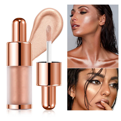 6-Color Liquid Highlighter Ulta-Shimmer Pearlescent Face Body Clavicle Brightener