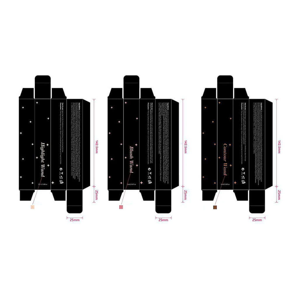 6 color liquid highlighter makeup highlight shimmer balm high pigmented