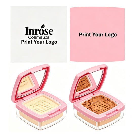 14-Shade Loose Setting Powder With Puff Matte Oil-Control Long-Lasting Waterproof