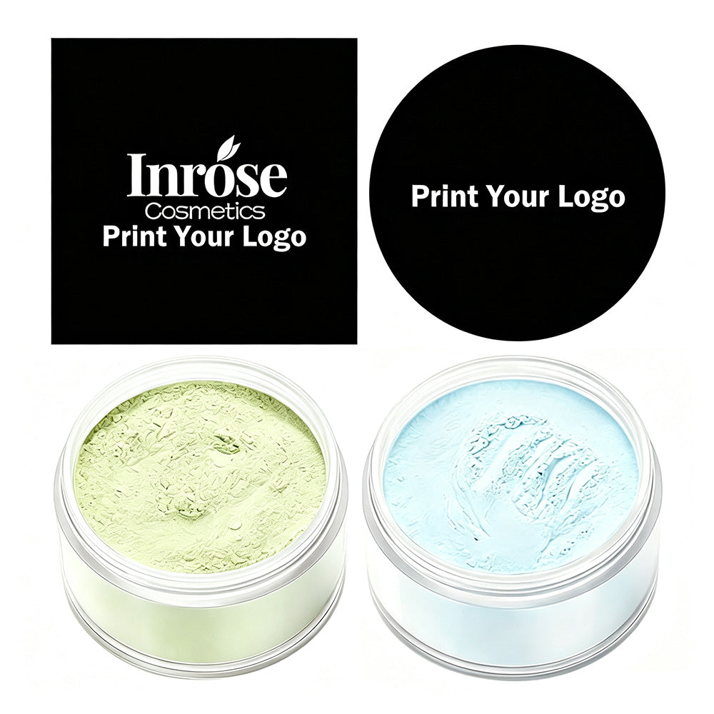 14-Shade Loose Setting Powder With Puff Waterproof Oil-Control Long-Lasting