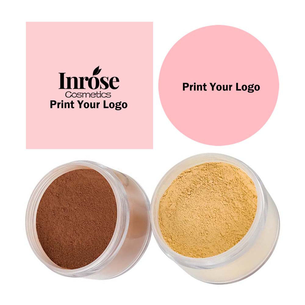 14 Color Loose Setting Powder With Puff Oil Control Long Lasting Private Label