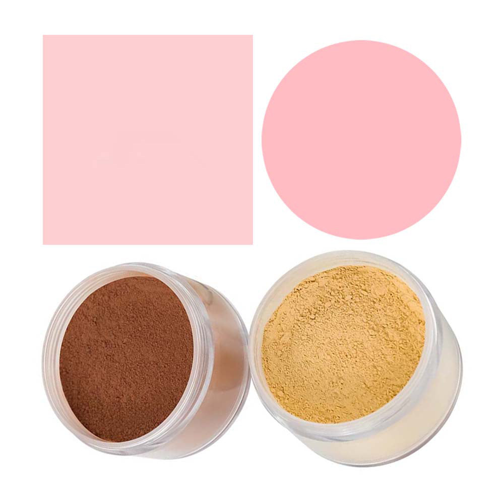 14 Color Loose Setting Powder With Puff Oil Control Long Lasting Private Label