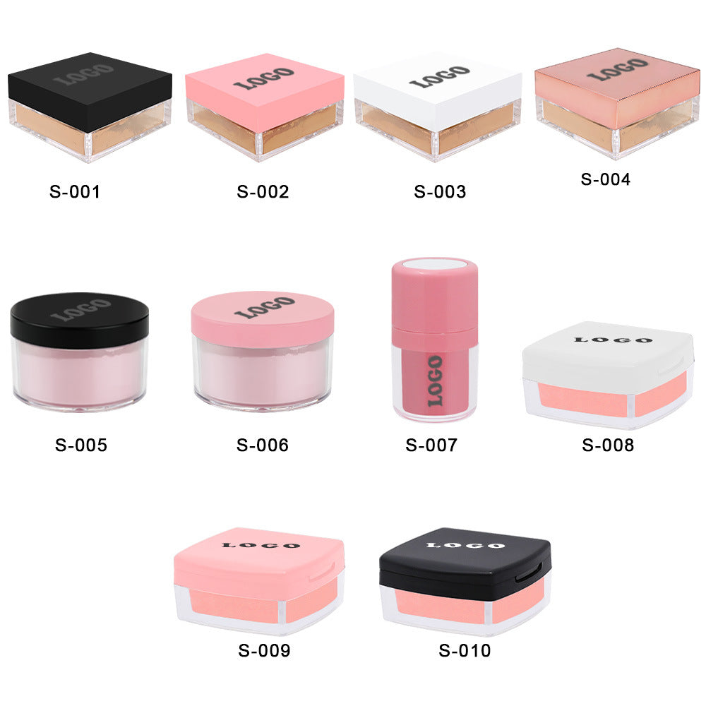 14-Shade Loose Setting Powder With Puff Matte Oil-Control Long-Lasting Waterproof