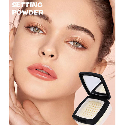 14-Shade Loose Setting Powder With Puff Matte Oil-Control Long-Lasting Waterproof