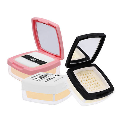 14-Shade Loose Setting Powder With Puff Matte Oil-Control Long-Lasting Waterproof