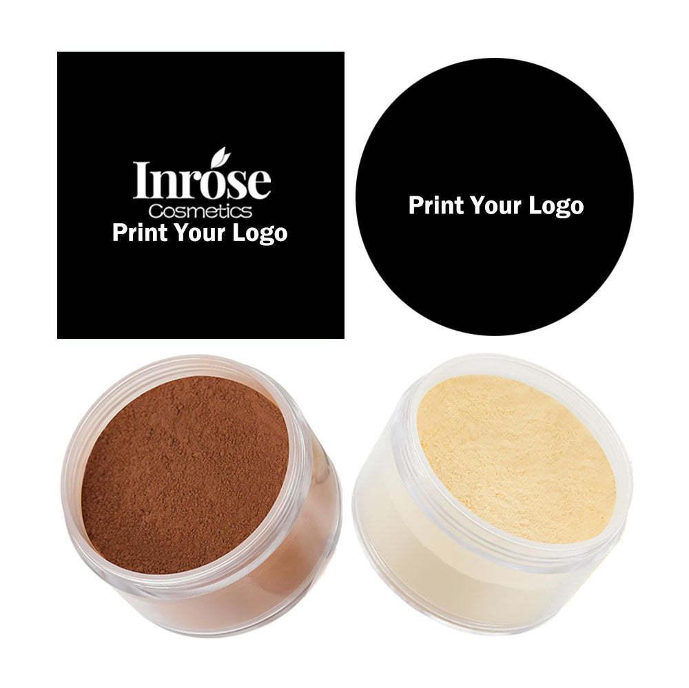 14-Shade Loose Setting Powder With Puff Waterproof Oil-Control Long-Lasting