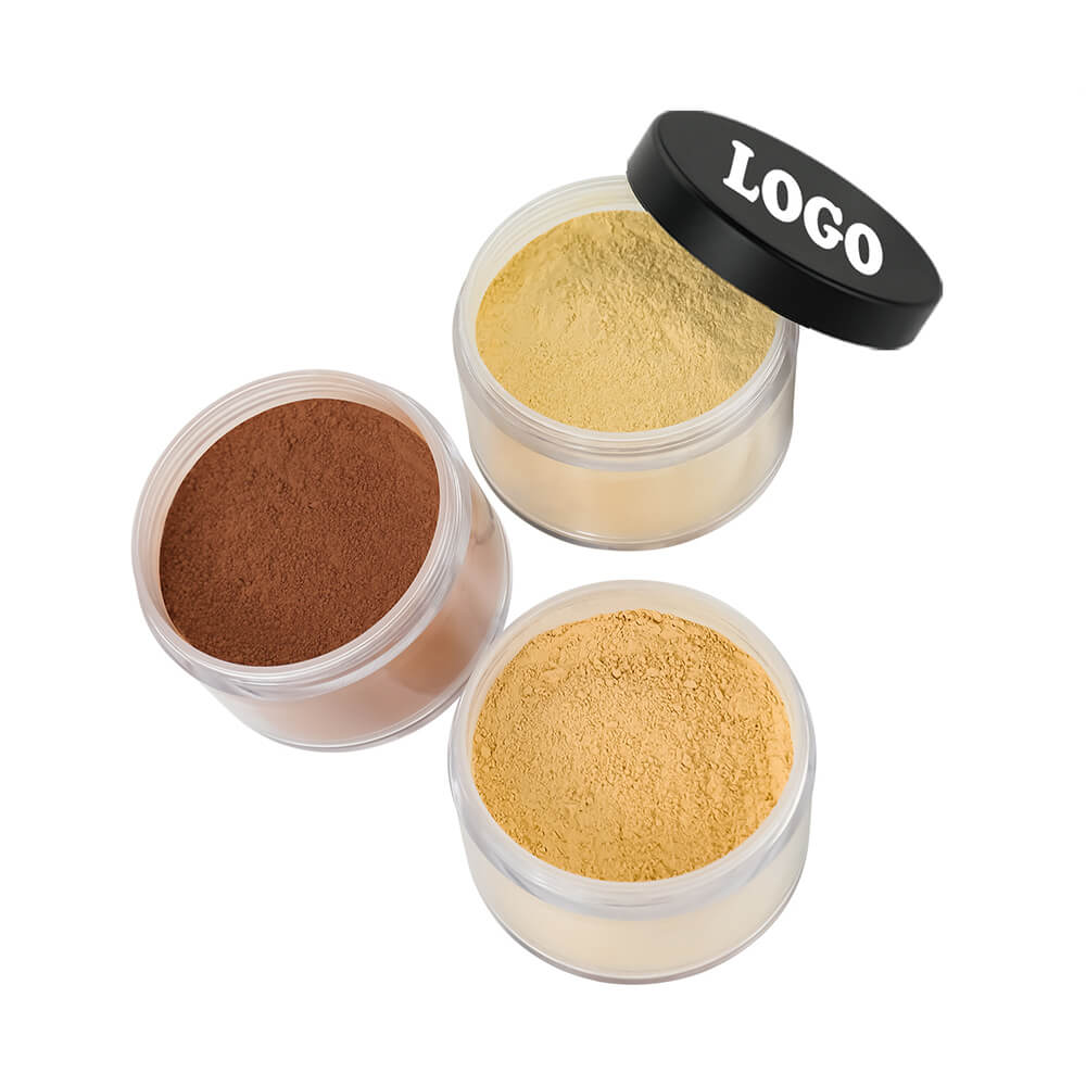 14-Shade Loose Setting Powder With Puff Waterproof Oil-Control Long-Lasting
