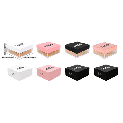 14-Shade Setting Loose Powder With Puff Long-Lasting Waterproof Oil-Control