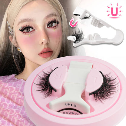 Magnetic false eyelash magnet eyelashes reusable waterproof natural thick glue-free