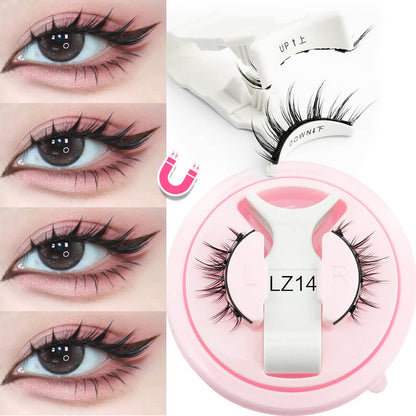 Magnetic false eyelash magnet eyelashes reusable waterproof natural thick glue-free