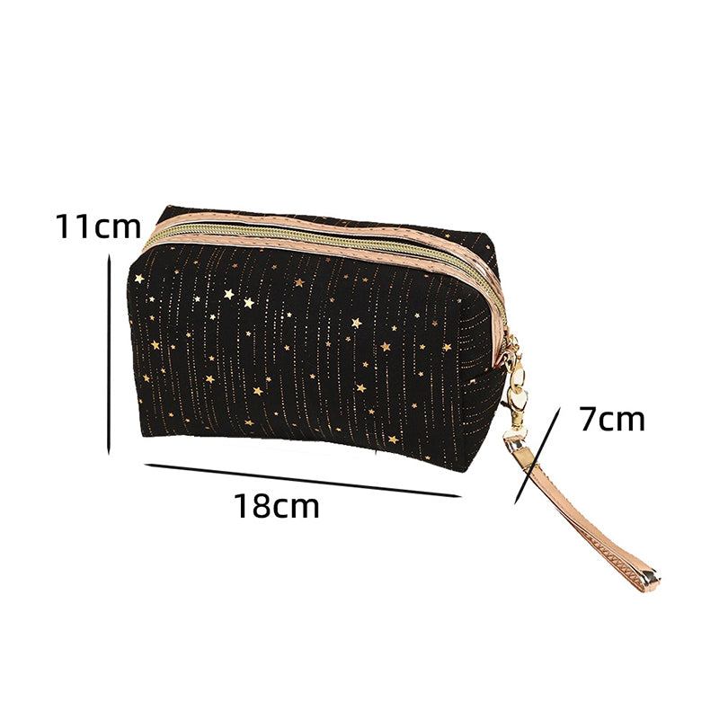 6 color event gift makeup bags zipper toiletry packaging storage bag
