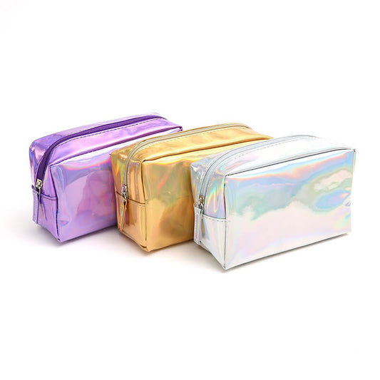 4 color makeup bag event gift bag travel toiletry storage bag laser