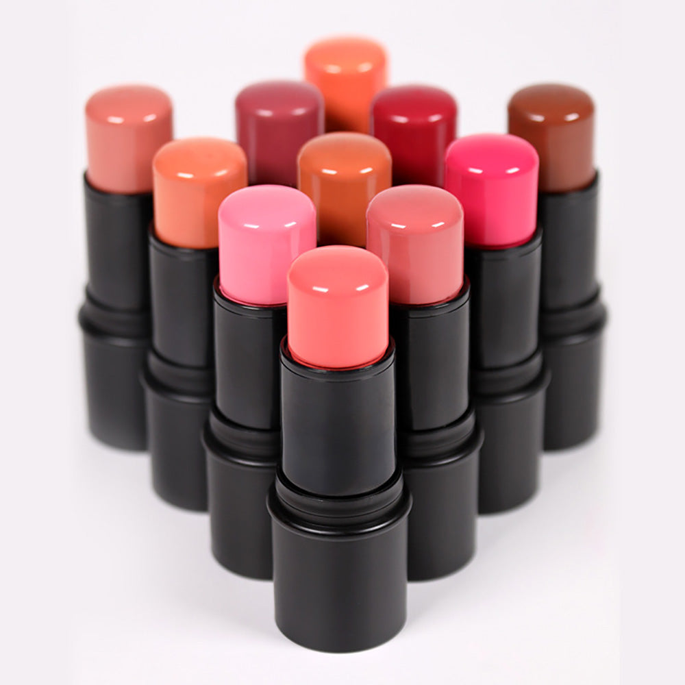 11 Color Blush Stick Blusher Cream Multi-Use High Pigmented Long Lasting
