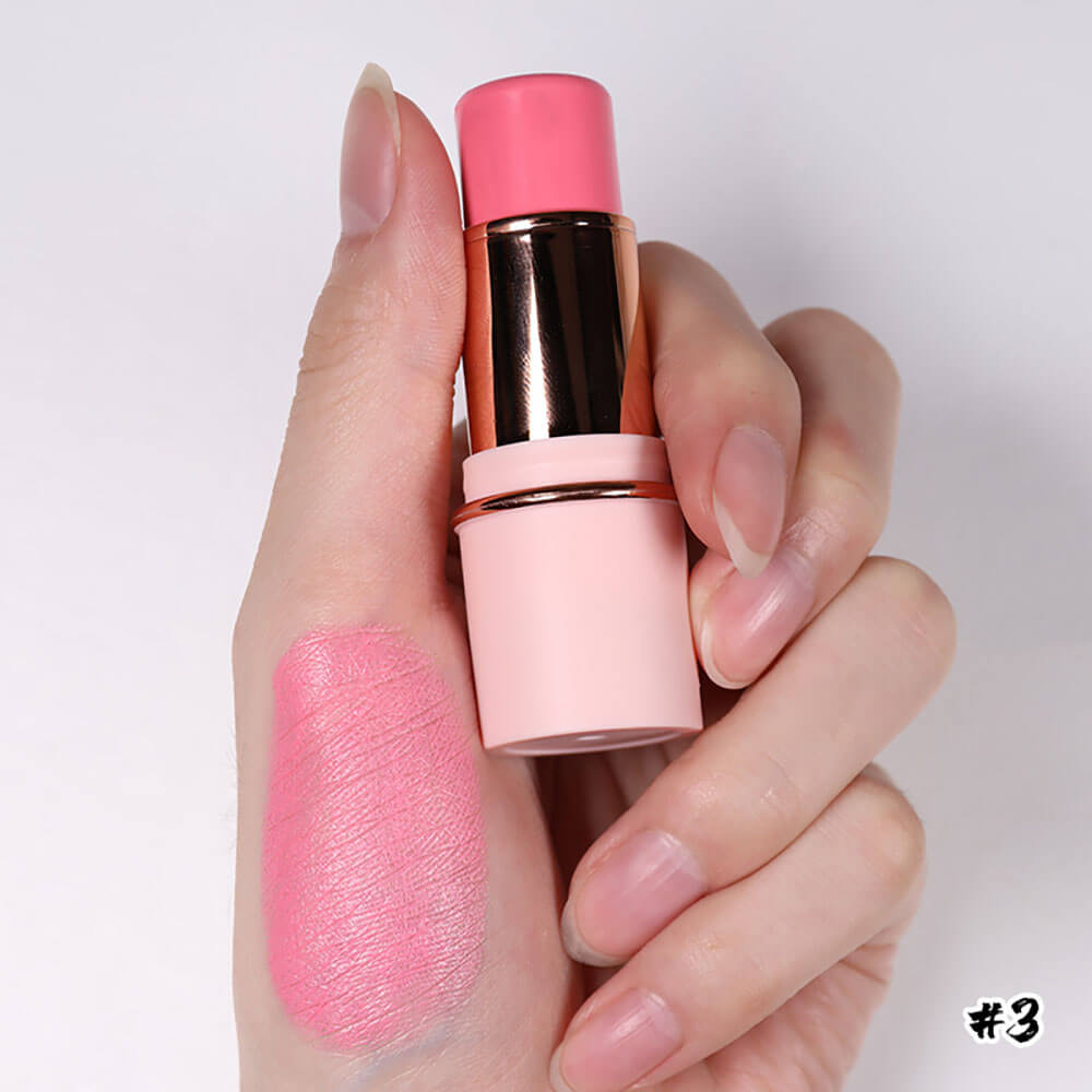 11 color blush stick blusher cream multi-use waterproof cruelty free