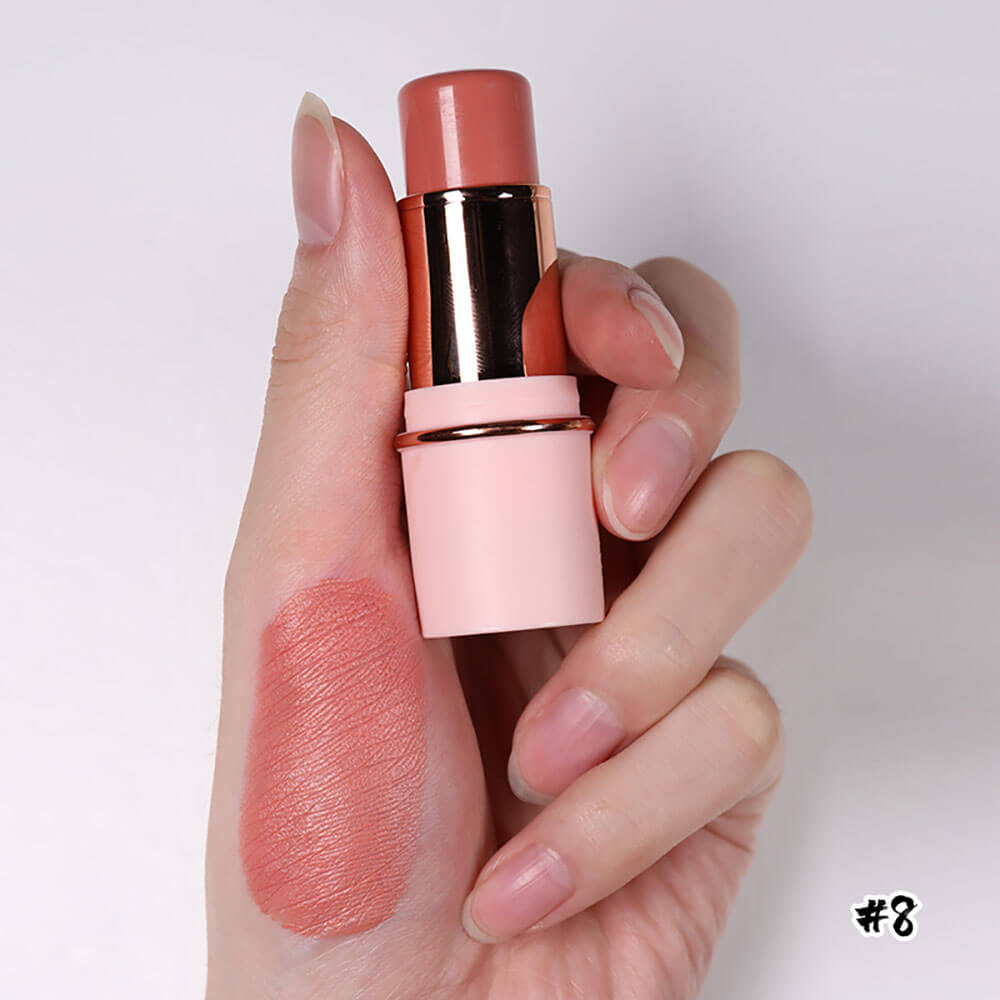 11 color blush stick blusher cream multi-use waterproof cruelty free