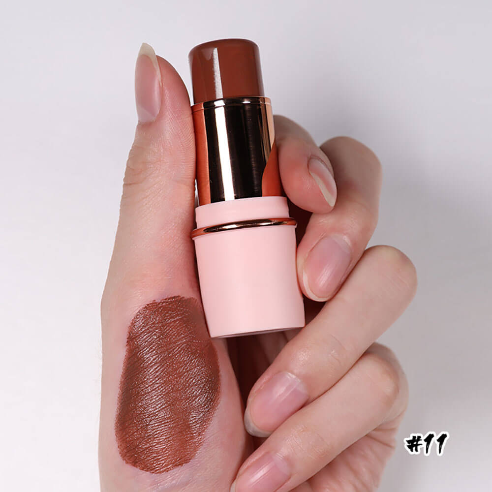 11 color blush stick blusher cream multi-use waterproof cruelty free