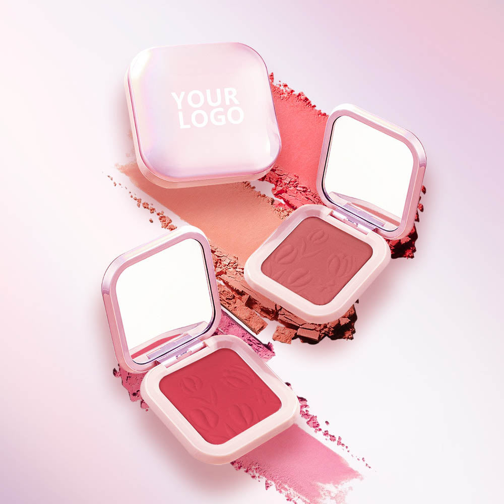 9 Color Blush Palette Cheek Brighten Powder High Pigmented Waterproof