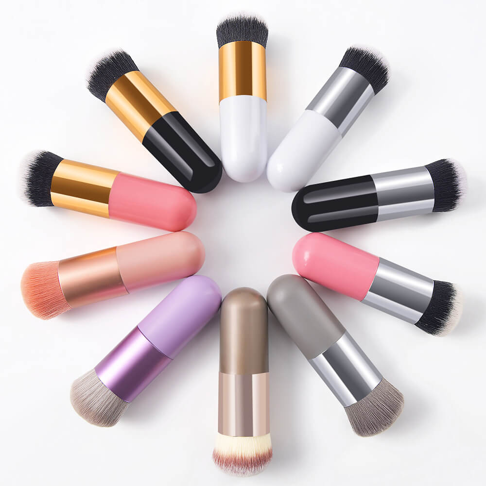10 color brush foundation face powder liquid brush big brushes
