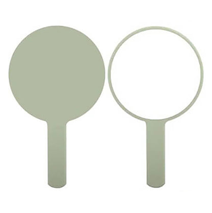 5 Color Makeup Mirror Round Shape Dressing Portable Handheld Mirrors 12*21.5Cm