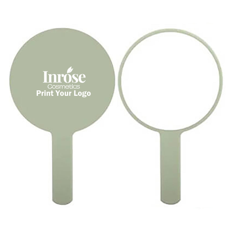 5 Color Makeup Mirror Round Shape Dressing Portable Handheld Mirrors 12*21.5Cm