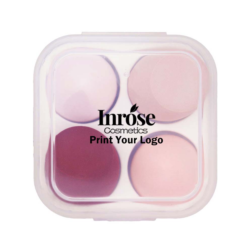 4 in 1 makeup sponge beauty blender bouncy puff various colors