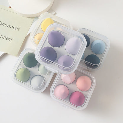 4 in 1 makeup sponge beauty blender bouncy puff various colors