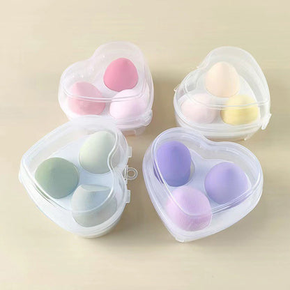 3 in 1 makeup sponge soft beauty blender bouncy puff various colors