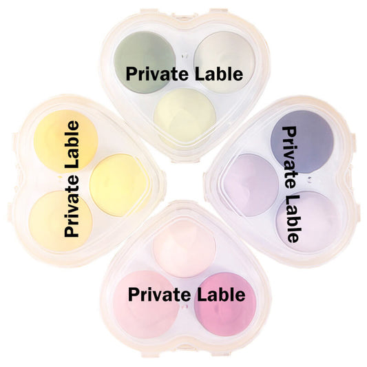 3 in 1 makeup sponge soft beauty blender bouncy puff various colors