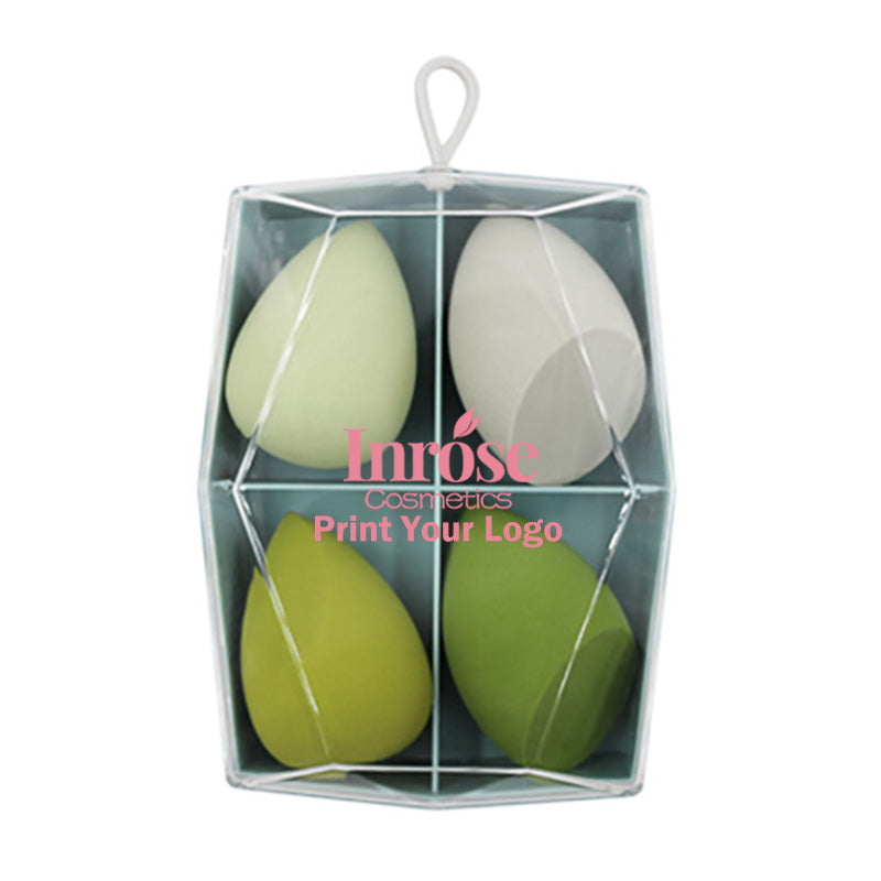 4 in 1 makeup sponge soft beauty blender powder puff various colors