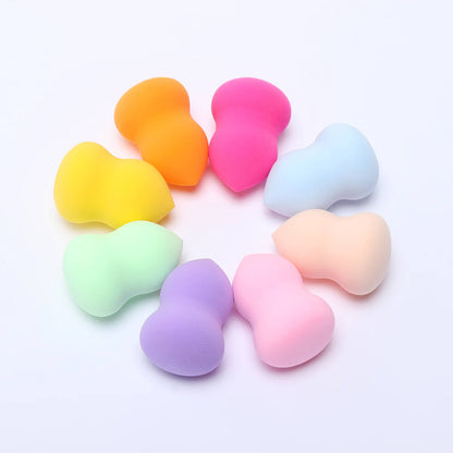 12 color beauty blender makeup sponge soft puff gourd shape