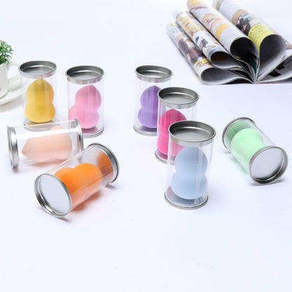 12 color beauty blender makeup sponge soft puff gourd shape