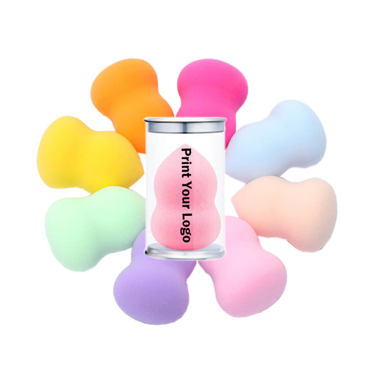12 color beauty blender makeup sponge soft puff gourd shape
