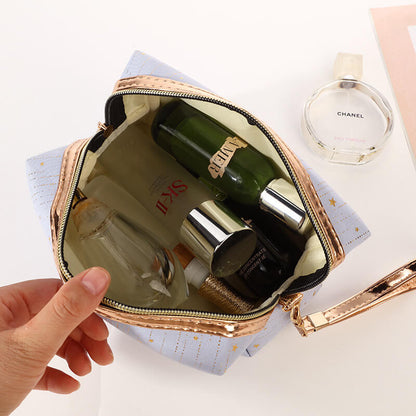 6 color event gift makeup bags zipper toiletry packaging storage bag