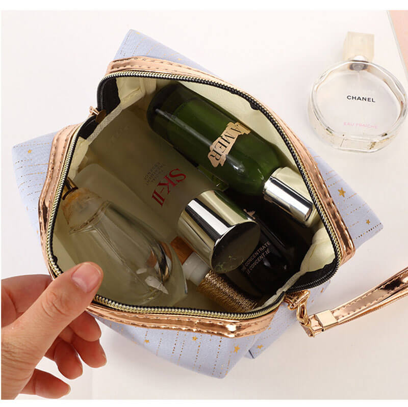 6 color event gift makeup bags zipper toiletry packaging storage bag