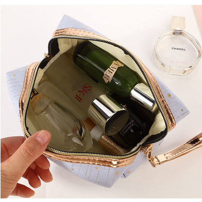 6 color event gift makeup bags zipper toiletry packaging storage bag