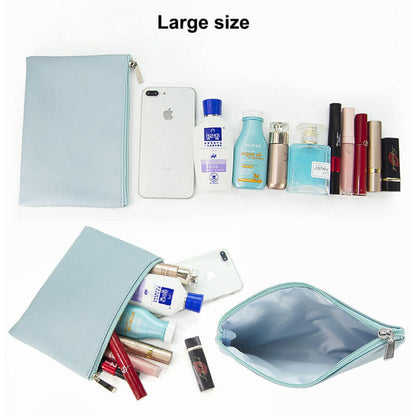 6 color makeup bag storage bag travel brush bag PU leather large size