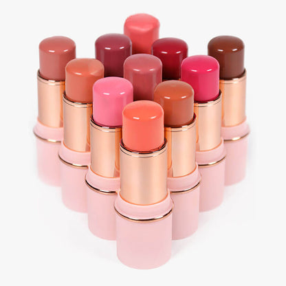11 color blush stick blusher cream multi-use waterproof cruelty free