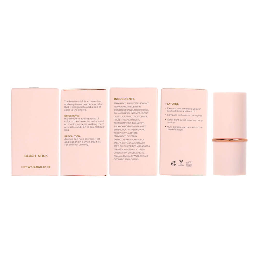 11 color blush stick blusher cream multi-use waterproof cruelty free