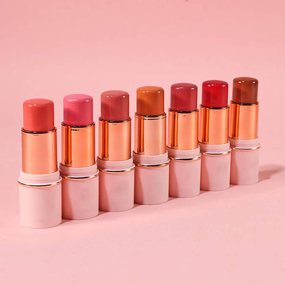 11 color blush stick blusher cream multi-use waterproof cruelty free