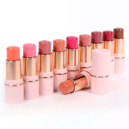 11 color blush stick blusher cream multi-use waterproof cruelty free