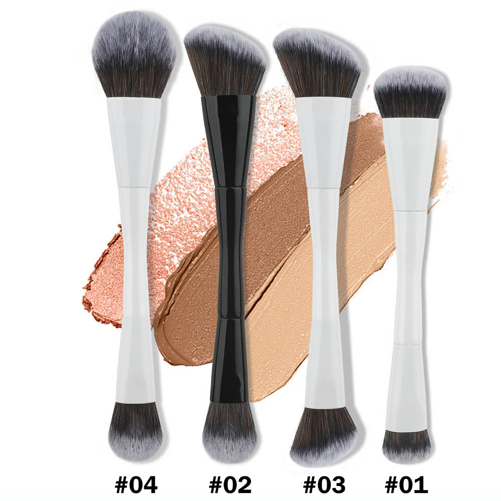 Amazon Best-Selling Double-Ended Makeup Brushes for Foundation Highlight Contour