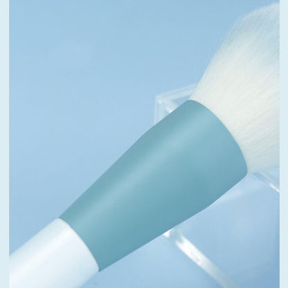 12 pcs makeup brush set soft beginner blue beauty brushes