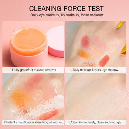 Makeup cleansing balm deep cleanser cream grapefruit remover gel