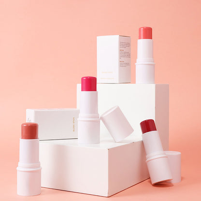 11 color blush stick blusher cream long lasting multi-use waterproof