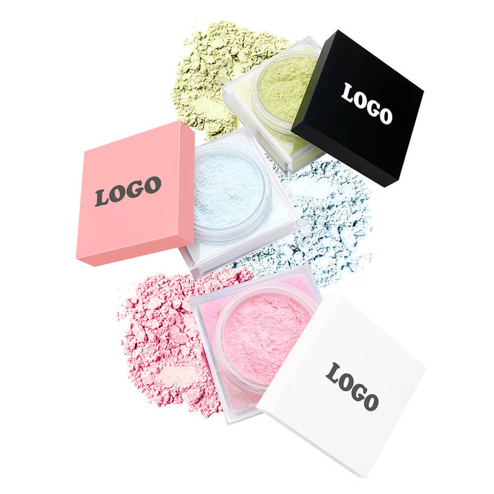 14-Shade Loose Setting Powder With Puff Oil-Control Long-Lasting Waterproof