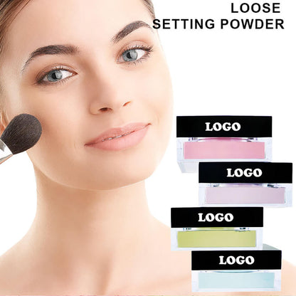 14-Shade Loose Setting Powder With Puff Oil-Control Long-Lasting Waterproof